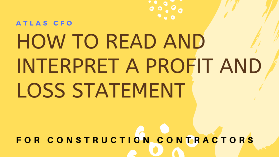 Blog banner for how to read and interpret a profit and loss statement