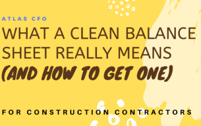 What a Clean Balance Sheet Really Means (And How to Get One)